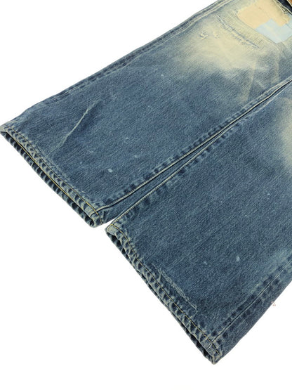 【中古品】【メンズ】 HYSTERIC GLAMOUR ヒステリックグラマー TVR 50'S XX DISTRESSED STRAIGHT JEANS 02233AP10 ストレート デニム パンツ 151-260816-rt-25-tagh サイズ：W28 カラー：インディゴ 万代Net店