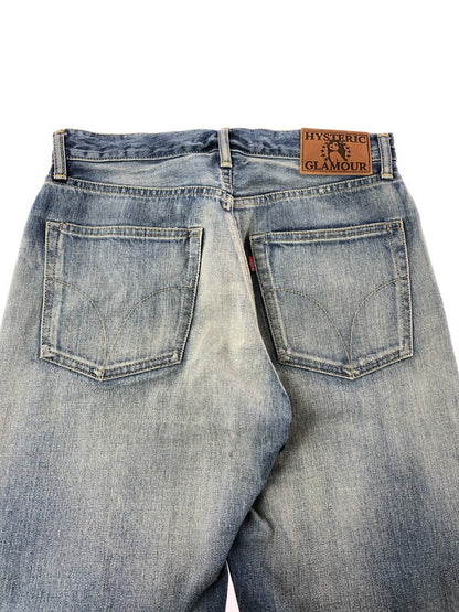 【中古品】【メンズ】 HYSTERIC GLAMOUR ヒステリックグラマー TVR 50'S XX DISTRESSED STRAIGHT JEANS 02233AP10 ストレート デニム パンツ 151-260816-rt-25-tagh サイズ：W28 カラー：インディゴ 万代Net店