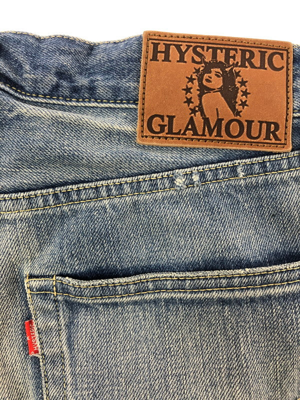 【中古品】【メンズ】 HYSTERIC GLAMOUR ヒステリックグラマー TVR 50'S XX DISTRESSED STRAIGHT JEANS 02233AP10 ストレート デニム パンツ 151-260816-rt-25-tagh サイズ：W28 カラー：インディゴ 万代Net店