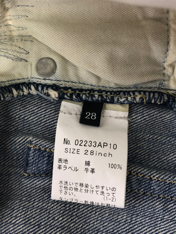 【中古品】【メンズ】 HYSTERIC GLAMOUR ヒステリックグラマー TVR 50'S XX DISTRESSED STRAIGHT JEANS 02233AP10 ストレート デニム パンツ 151-260816-rt-25-tagh サイズ：W28 カラー：インディゴ 万代Net店
