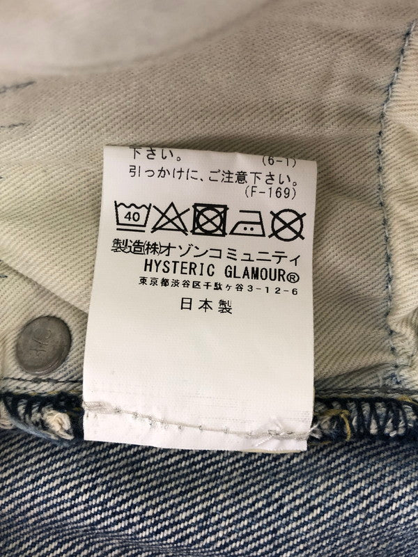 【中古品】【メンズ】 HYSTERIC GLAMOUR ヒステリックグラマー TVR 50'S XX DISTRESSED STRAIGHT JEANS 02233AP10 ストレート デニム パンツ 151-260816-rt-25-tagh サイズ：W28 カラー：インディゴ 万代Net店