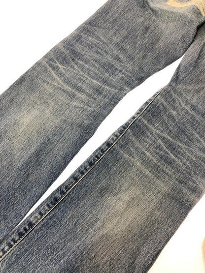 【中古品】【メンズ】 HYSTERIC GLAMOUR ヒステリックグラマー RR DISTRESSED SLIM STRAIGHT JEANS 02182AP11 ストレート デニム パンツ ジーンズ 151-260816-rt-26-tagh サイズ：W30 カラー：インディゴ 万代Net店