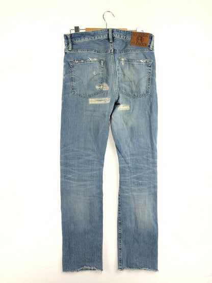 【中古品】【メンズ】 HYSTERIC GLAMOUR ヒステリックグラマー RR DISTRESSED SLIM STRAIGHT JEANS 02182AP11 ストレート デニム パンツ ジーンズ 151-260816-rt-26-tagh サイズ：W30 カラー：インディゴ 万代Net店