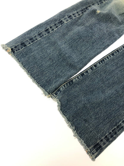 【中古品】【メンズ】 HYSTERIC GLAMOUR ヒステリックグラマー RR DISTRESSED SLIM STRAIGHT JEANS 02182AP11 ストレート デニム パンツ ジーンズ 151-260816-rt-26-tagh サイズ：W30 カラー：インディゴ 万代Net店