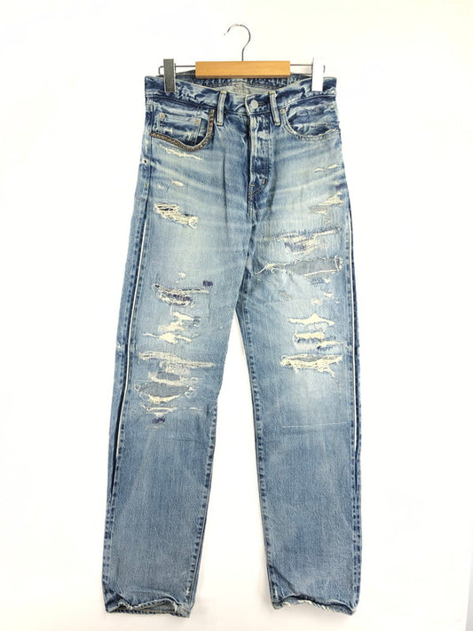 【中古品】【メンズ】 HYSTERIC GLAMOUR ヒステリックグラマー SOR DISTRESSED STRAIGHT DENIM JEANS 02172AP09 ストレート デニム パンツ 151-260816-rt-24-tagh サイズ：W29 L32 カラー：インディゴ 万代Net店