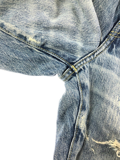 【中古品】【メンズ】 HYSTERIC GLAMOUR ヒステリックグラマー SOR DISTRESSED STRAIGHT DENIM JEANS 02172AP09 ストレート デニム パンツ 151-260816-rt-24-tagh サイズ：W29 L32 カラー：インディゴ 万代Net店