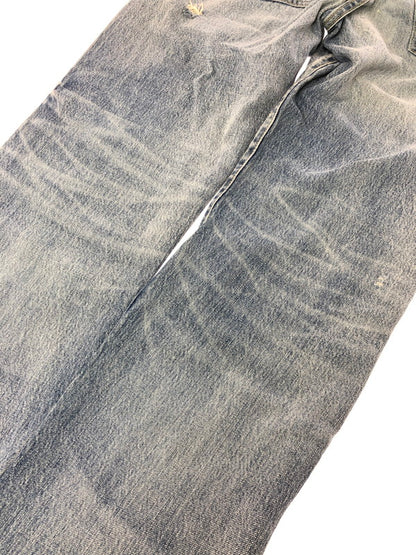 【中古品】【メンズ】 HYSTERIC GLAMOUR ヒステリックグラマー SOR DISTRESSED STRAIGHT DENIM JEANS 02172AP09 ストレート デニム パンツ 151-260816-rt-24-tagh サイズ：W29 L32 カラー：インディゴ 万代Net店