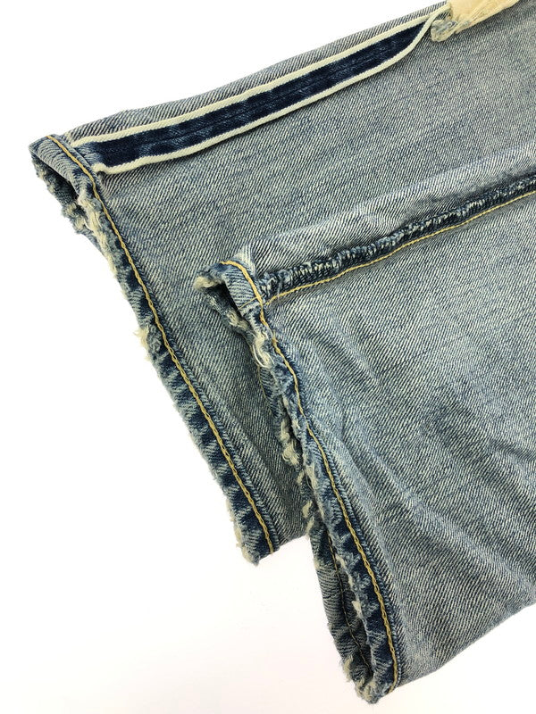 【中古品】【メンズ】 HYSTERIC GLAMOUR ヒステリックグラマー SOR DISTRESSED STRAIGHT DENIM JEANS 02172AP09 ストレート デニム パンツ 151-260816-rt-24-tagh サイズ：W29 L32 カラー：インディゴ 万代Net店