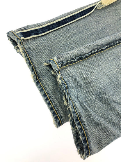 【中古品】【メンズ】 HYSTERIC GLAMOUR ヒステリックグラマー SOR DISTRESSED STRAIGHT DENIM JEANS 02172AP09 ストレート デニム パンツ 151-260816-rt-24-tagh サイズ：W29 L32 カラー：インディゴ 万代Net店
