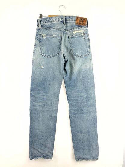【中古品】【メンズ】 HYSTERIC GLAMOUR ヒステリックグラマー SOR DISTRESSED STRAIGHT DENIM JEANS 02172AP09 ストレート デニム パンツ 151-260816-rt-24-tagh サイズ：W29 L32 カラー：インディゴ 万代Net店