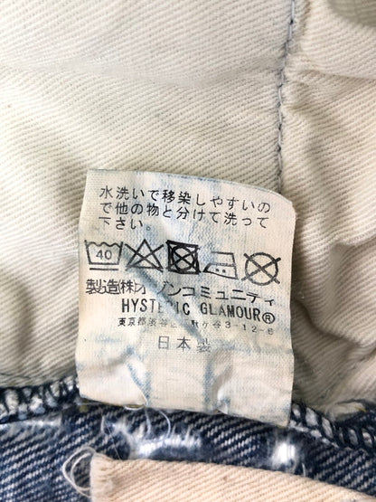 【中古品】【メンズ】 HYSTERIC GLAMOUR ヒステリックグラマー SOR DISTRESSED STRAIGHT DENIM JEANS 02172AP09 ストレート デニム パンツ 151-260816-rt-24-tagh サイズ：W29 L32 カラー：インディゴ 万代Net店