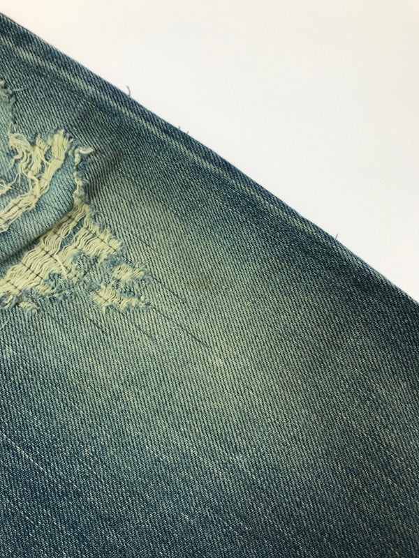 【中古品】【メンズ】 HYSTERIC GLAMOUR ヒステリックグラマー 60's REMAKE PROCESSED SLIM STRAIGHT DENIM 0263AP14 151-260814-rt-40-tagh サイズ：W30 L32 カラー：インディゴ 万代Net店