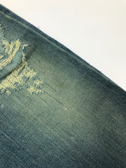 【中古品】【メンズ】 HYSTERIC GLAMOUR ヒステリックグラマー 60's REMAKE PROCESSED SLIM STRAIGHT DENIM 0263AP14 151-260814-rt-40-tagh サイズ：W30 L32 カラー：インディゴ 万代Net店