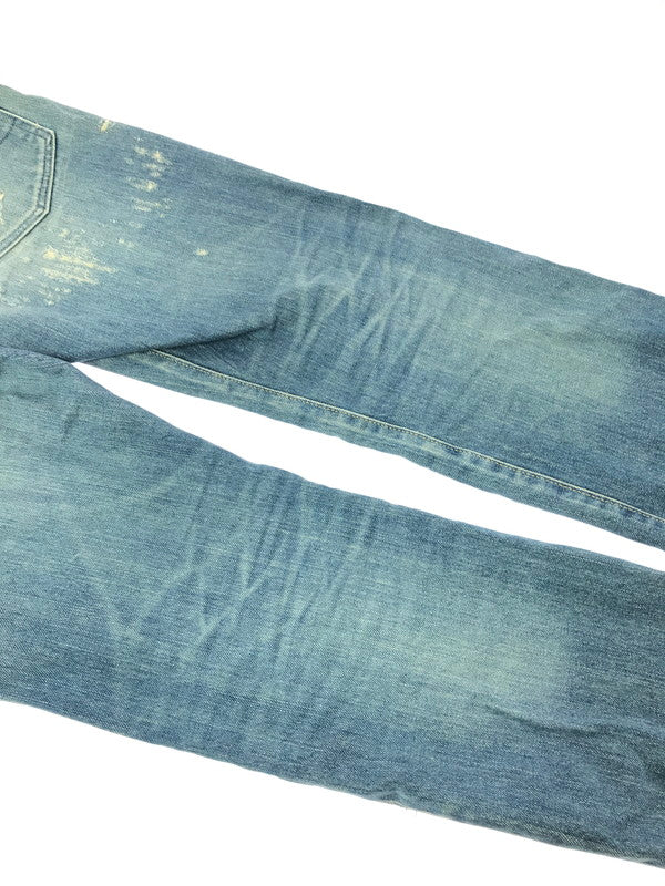 【中古品】【メンズ】 HYSTERIC GLAMOUR ヒステリックグラマー 60's REMAKE PROCESSED SLIM STRAIGHT DENIM 0263AP14 151-260814-rt-40-tagh サイズ：W30 L32 カラー：インディゴ 万代Net店