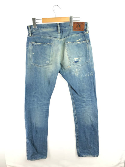 【中古品】【メンズ】 HYSTERIC GLAMOUR ヒステリックグラマー 60's REMAKE PROCESSED SLIM STRAIGHT DENIM 0263AP14 151-260814-rt-40-tagh サイズ：W30 L32 カラー：インディゴ 万代Net店