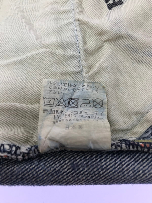 【中古品】【メンズ】 HYSTERIC GLAMOUR ヒステリックグラマー 60's REMAKE PROCESSED SLIM STRAIGHT DENIM 0263AP14 151-260814-rt-40-tagh サイズ：W30 L32 カラー：インディゴ 万代Net店
