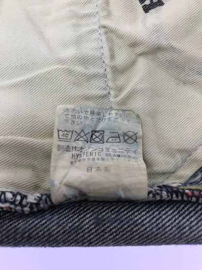 【中古品】【メンズ】 HYSTERIC GLAMOUR ヒステリックグラマー 60's REMAKE PROCESSED SLIM STRAIGHT DENIM 0263AP14 151-260814-rt-40-tagh サイズ：W30 L32 カラー：インディゴ 万代Net店