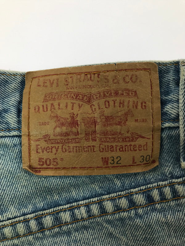 【中古品】【メンズ】 LEVI'S リーバイス REGULAR FIT STRAIGHT LEG 90S 505 DENIM PANTS 00505-4891 コロンビア製 99年製 デニムパンツ ジーンズ ボトムス 157-260814-rt-37-tagh サイズ：W32 カラー：インディゴ 万代Net店
