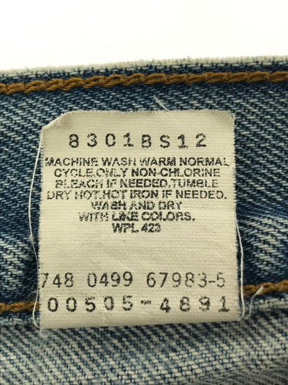【中古品】【メンズ】 LEVI'S リーバイス REGULAR FIT STRAIGHT LEG 90S 505 DENIM PANTS 00505-4891 コロンビア製 99年製 デニムパンツ ジーンズ ボトムス 157-260814-rt-37-tagh サイズ：W32 カラー：インディゴ 万代Net店