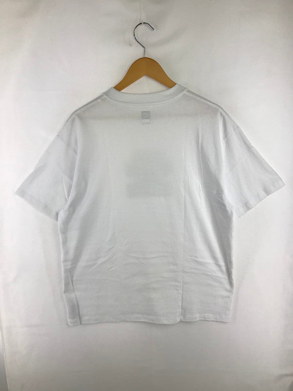 【中古品】【レディース】 THE BLACK EYE PATCH ブラック アイ パッチ × MOUSSY マウジー LOGO LINE STONE T-SHIRT 010ISF01-8741 Tシャツ トップス 168-260814-rt-32-tagh サイズ：フリー カラー：ホワイト 万代Net店