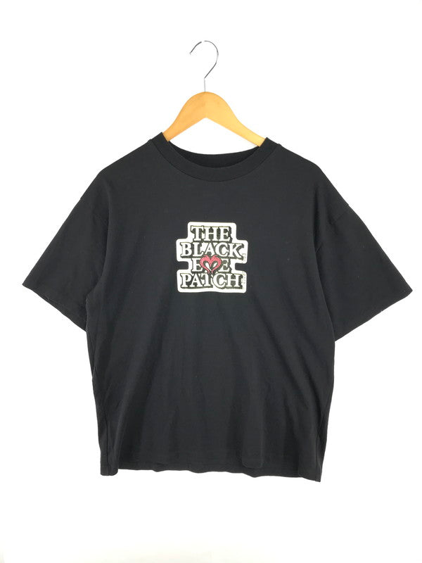 【中古品】【レディース】 THE BLACK EYE PATCH ブラック アイ パッチ × MOUSSY マウジー LOGO LINE STONE T-SHIRT 010ISF01-8741 Tシャツ トップス 168-260814-rt-31-tagh サイズ：フリー カラー：ブラック 万代Net店
