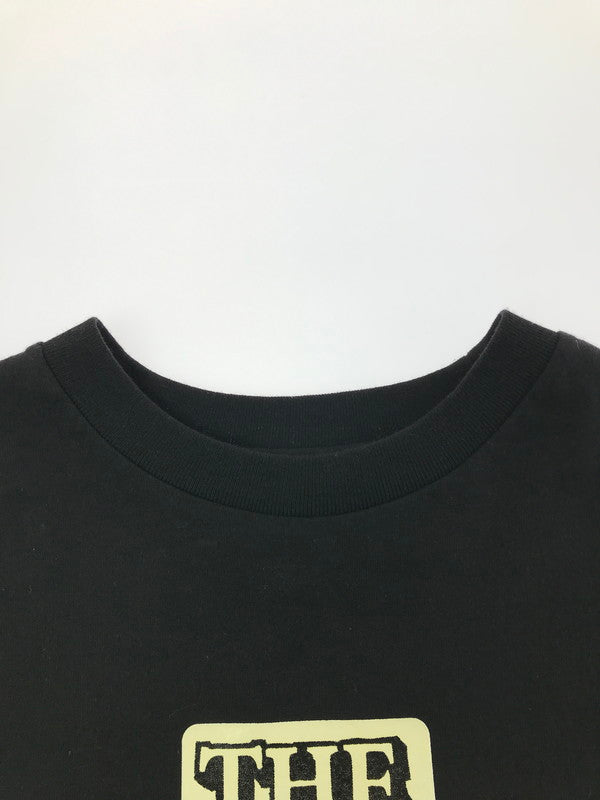 【中古品】【レディース】 THE BLACK EYE PATCH ブラック アイ パッチ × MOUSSY マウジー LOGO LINE STONE T-SHIRT 010ISF01-8741 Tシャツ トップス 168-260814-rt-31-tagh サイズ：フリー カラー：ブラック 万代Net店