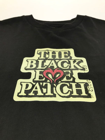 【中古品】【レディース】 THE BLACK EYE PATCH ブラック アイ パッチ × MOUSSY マウジー LOGO LINE STONE T-SHIRT 010ISF01-8741 Tシャツ トップス 168-260814-rt-31-tagh サイズ：フリー カラー：ブラック 万代Net店