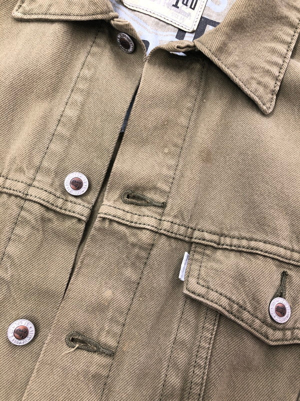 【中古品】【メンズ】 LEVI'S リーバイス SILVER TAB シルバー タブ TRUCKER JACKET KHAKI A3179-0001 トラッカー ジャケット ライトアウター 146-260815-rt-07-tagh サイズ：M カラー：カーキ 万代Net店