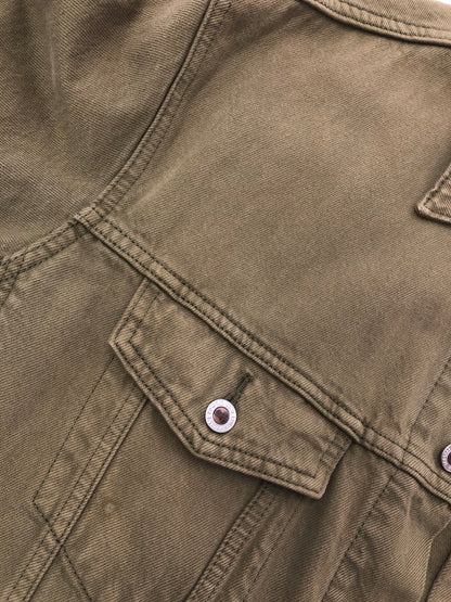 【中古品】【メンズ】 LEVI'S リーバイス SILVER TAB シルバー タブ TRUCKER JACKET KHAKI A3179-0001 トラッカー ジャケット ライトアウター 146-260815-rt-07-tagh サイズ：M カラー：カーキ 万代Net店