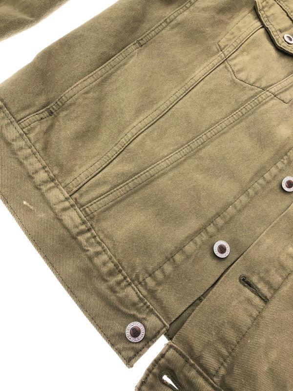 【中古品】【メンズ】 LEVI'S リーバイス SILVER TAB シルバー タブ TRUCKER JACKET KHAKI A3179-0001 トラッカー ジャケット ライトアウター 146-260815-rt-07-tagh サイズ：M カラー：カーキ 万代Net店