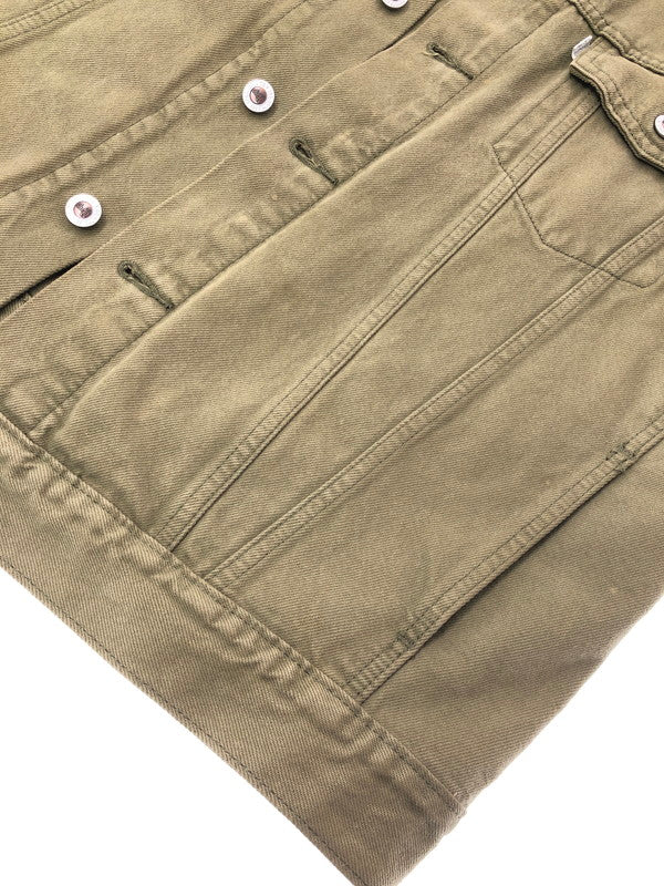 【中古品】【メンズ】 LEVI'S リーバイス SILVER TAB シルバー タブ TRUCKER JACKET KHAKI A3179-0001 トラッカー ジャケット ライトアウター 146-260815-rt-07-tagh サイズ：M カラー：カーキ 万代Net店