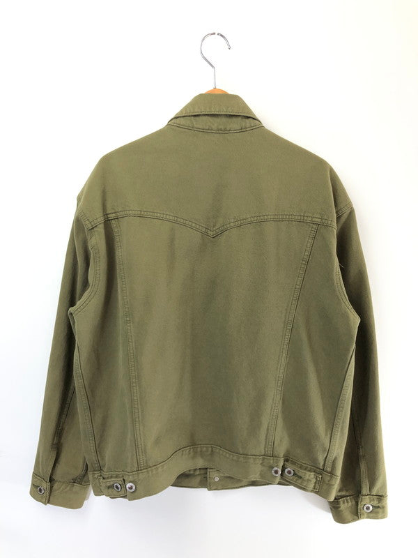 【中古品】【メンズ】 LEVI'S リーバイス SILVER TAB シルバー タブ TRUCKER JACKET KHAKI A3179-0001 トラッカー ジャケット ライトアウター 146-260815-rt-07-tagh サイズ：M カラー：カーキ 万代Net店