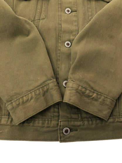 【中古品】【メンズ】 LEVI'S リーバイス SILVER TAB シルバー タブ TRUCKER JACKET KHAKI A3179-0001 トラッカー ジャケット ライトアウター 146-260815-rt-07-tagh サイズ：M カラー：カーキ 万代Net店