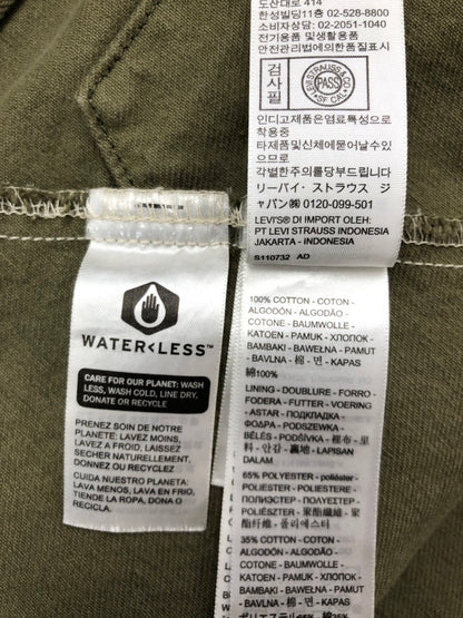 【中古品】【メンズ】 LEVI'S リーバイス SILVER TAB シルバー タブ TRUCKER JACKET KHAKI A3179-0001 トラッカー ジャケット ライトアウター 146-260815-rt-07-tagh サイズ：M カラー：カーキ 万代Net店