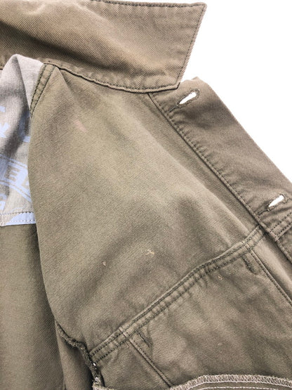 【中古品】【メンズ】 LEVI'S リーバイス SILVER TAB シルバー タブ TRUCKER JACKET KHAKI A3179-0001 トラッカー ジャケット ライトアウター 146-260815-rt-07-tagh サイズ：M カラー：カーキ 万代Net店