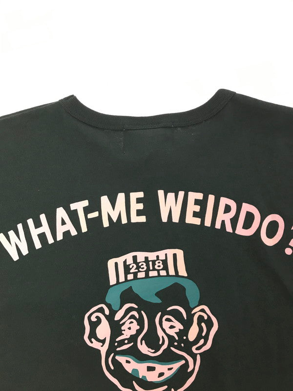 【中古美品】【メンズ】 WEIRDO ウィアード WHAT-ME WEIRDO? POCKET T-SHIRT WRD6128 ポケット付 半袖Tシャツ トップス 142-260814-rt-33-tagh サイズ：L カラー：ブラック 万代Net店