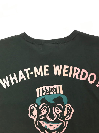 【中古美品】【メンズ】 WEIRDO ウィアード WHAT-ME WEIRDO? POCKET T-SHIRT WRD6128 ポケット付 半袖Tシャツ トップス 142-260814-rt-33-tagh サイズ：L カラー：ブラック 万代Net店