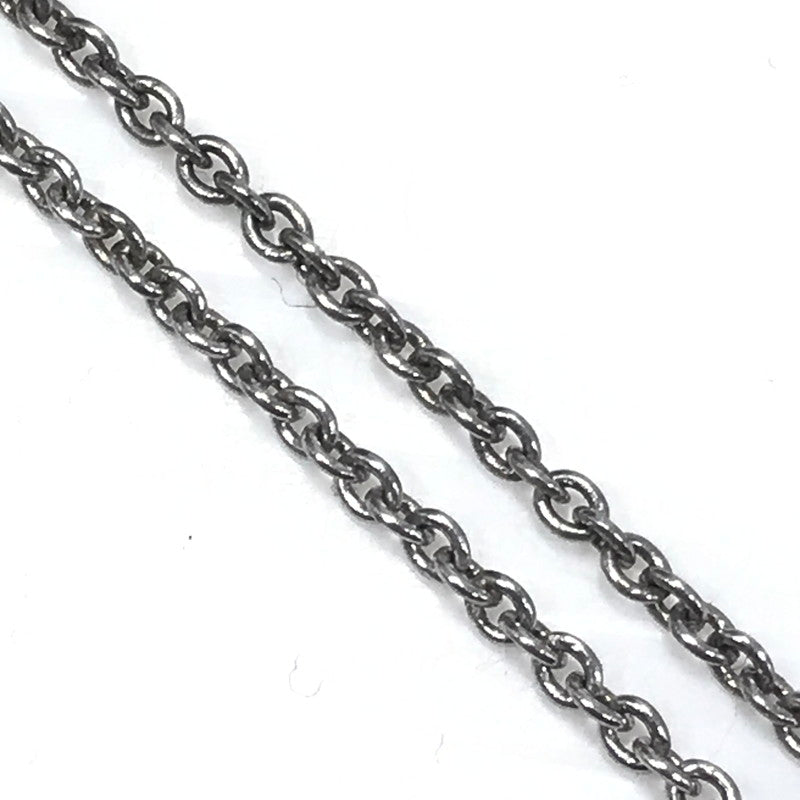 【中古品】【メンズ】 CELINE セリーヌ SV925 K10 HEART&MACADAM PENDANT NECKLACE ハート＆マカダム ペンダント ネックレス シルバー アクセサリー 182-260819-su-02-tagh カラー：シルバー 万代Net店