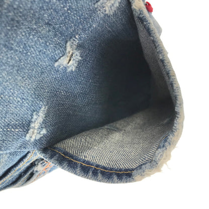 【中古品】【レディース】 HYSTERIC GLAMOUR ヒステリックグラマー DENIM REMAKE PATCHWORK 2WAY HAND BAG デニム リメイク パッチワーク 2ウェイ ハンドバッグ 188-260904-rt-26-tagh カラー：インディゴ 万代Net店