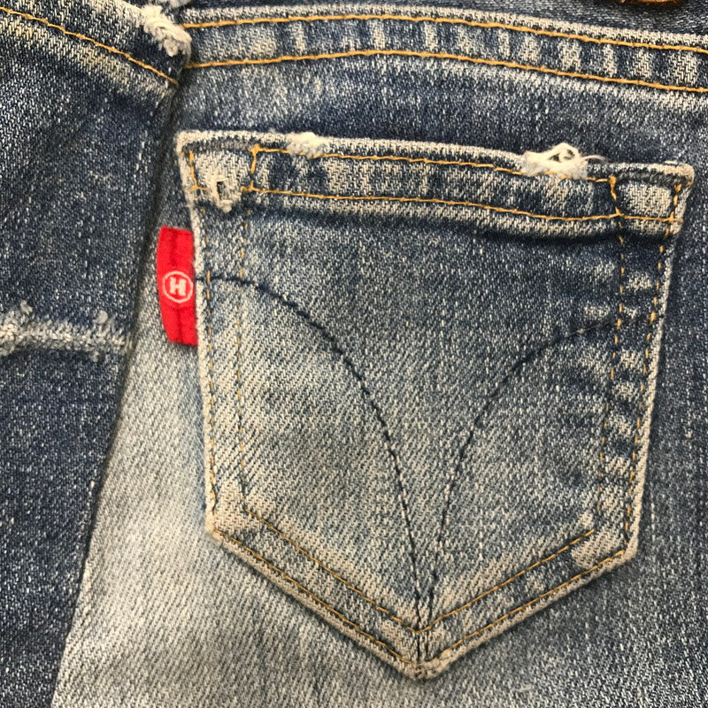 【中古品】【レディース】 HYSTERIC GLAMOUR ヒステリックグラマー DENIM REMAKE PATCHWORK 2WAY HAND BAG デニム リメイク パッチワーク 2ウェイ ハンドバッグ 188-260904-rt-26-tagh カラー：インディゴ 万代Net店