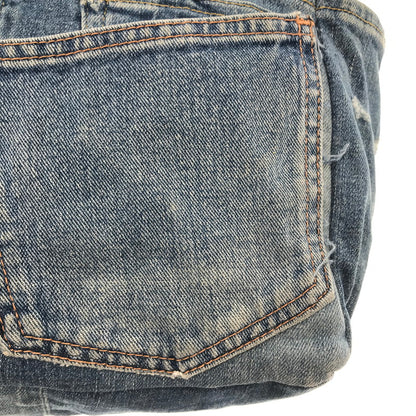 【中古品】【レディース】 HYSTERIC GLAMOUR ヒステリックグラマー DENIM REMAKE PATCHWORK 2WAY HAND BAG デニム リメイク パッチワーク 2ウェイ ハンドバッグ 188-260904-rt-26-tagh カラー：インディゴ 万代Net店