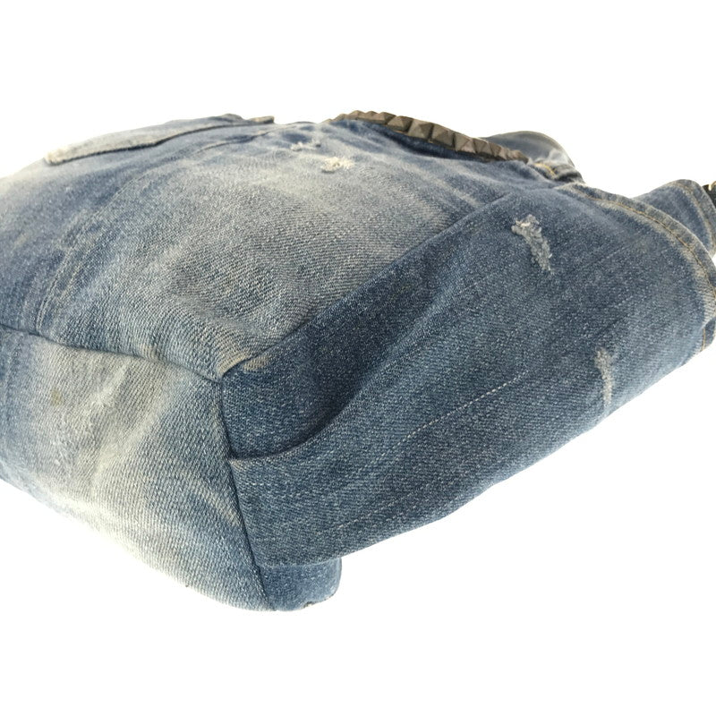 【中古品】【レディース】 HYSTERIC GLAMOUR ヒステリックグラマー DENIM REMAKE PATCHWORK 2WAY HAND BAG デニム リメイク パッチワーク 2ウェイ ハンドバッグ 188-260904-rt-26-tagh カラー：インディゴ 万代Net店