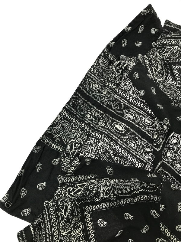 【中古品】【メンズ】 HARLEY DAVIDSON ハーレーダビッドソン BANDANA SHIRT BLACK WHITE 96861-23VM バンダナ シャツ 半袖シャツ トップス 145-260819-rt-14-tag サイズ：M カラー：ブラック 万代Net店