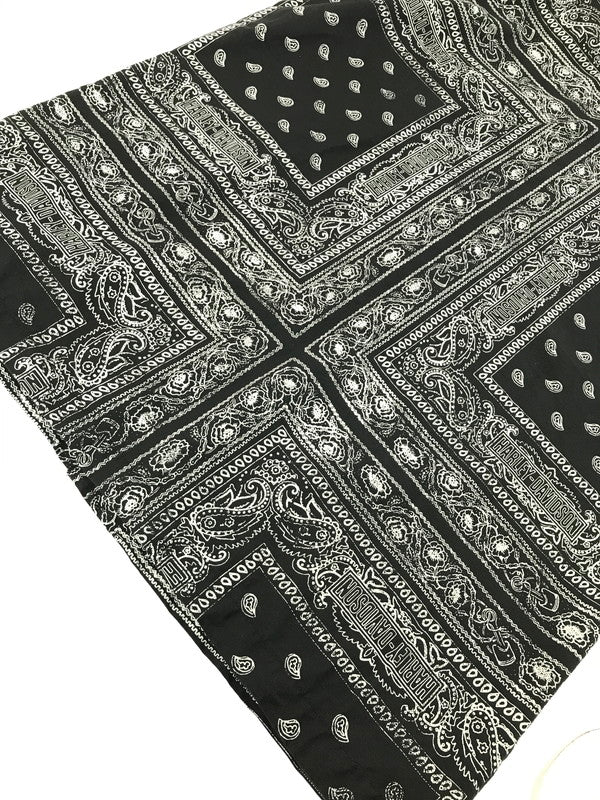 【中古品】【メンズ】 HARLEY DAVIDSON ハーレーダビッドソン BANDANA SHIRT BLACK WHITE 96861-23VM バンダナ シャツ 半袖シャツ トップス 145-260819-rt-14-tag サイズ：M カラー：ブラック 万代Net店