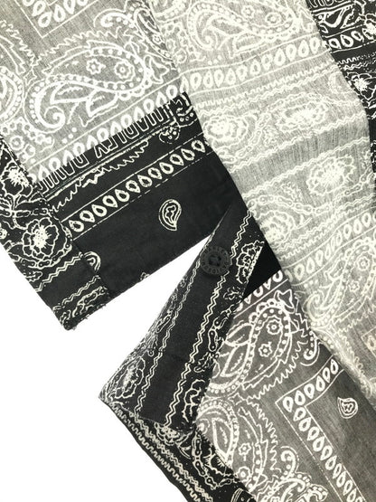 【中古品】【メンズ】 HARLEY DAVIDSON ハーレーダビッドソン BANDANA SHIRT BLACK WHITE 96861-23VM バンダナ シャツ 半袖シャツ トップス 145-260819-rt-14-tag サイズ：M カラー：ブラック 万代Net店
