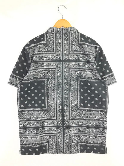 【中古品】【メンズ】 HARLEY DAVIDSON ハーレーダビッドソン BANDANA SHIRT BLACK WHITE 96861-23VM バンダナ シャツ 半袖シャツ トップス 145-260819-rt-14-tag サイズ：M カラー：ブラック 万代Net店