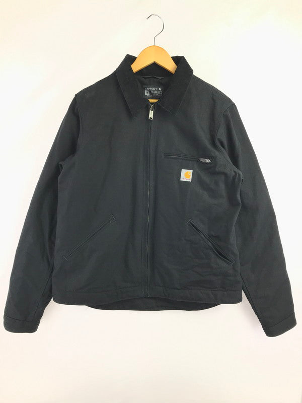 【中古品】【メンズ】 CARHARTT DUCK DETROIT JACKET BLANKET LINED OJ3828-M ダック デトロイト ジャケット アウター 146-260819-rt-18-tag サイズ：M カラー：ブラック 万代Net店