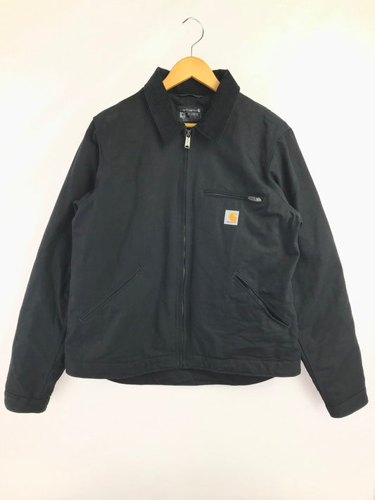 【中古品】【メンズ】 CARHARTT DUCK DETROIT JACKET BLANKET LINED OJ3828-M ダック デトロイト ジャケット アウター 146-260819-rt-18-tag サイズ：M カラー：ブラック 万代Net店