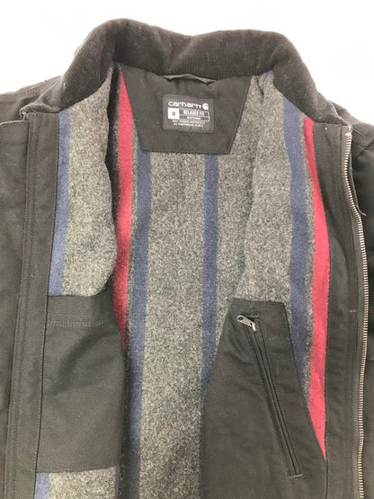 【中古品】【メンズ】 CARHARTT DUCK DETROIT JACKET BLANKET LINED OJ3828-M ダック デトロイト ジャケット アウター 146-260819-rt-18-tag サイズ：M カラー：ブラック 万代Net店