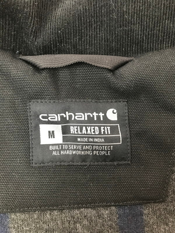 【中古品】【メンズ】 CARHARTT DUCK DETROIT JACKET BLANKET LINED OJ3828-M ダック デトロイト ジャケット アウター 146-260819-rt-18-tag サイズ：M カラー：ブラック 万代Net店
